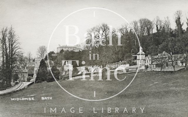 Widcombe Manor, viewed from the Dell, Bath c.1920