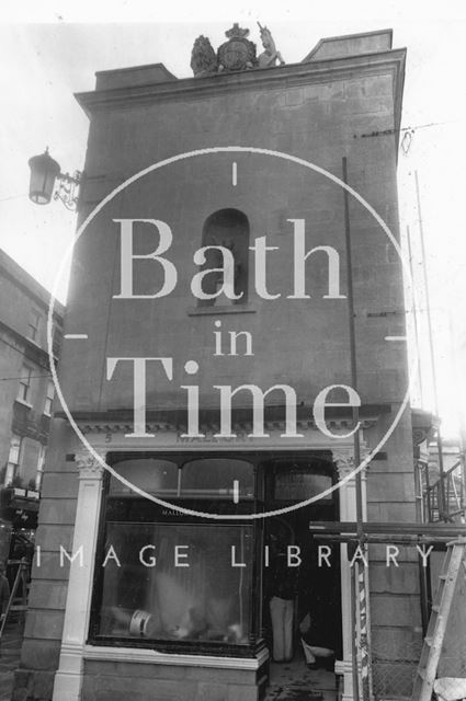 Mallory's jewellers, 5, Old Bond Street, Bath undergoing renovation 1988