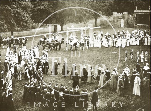 Bath Historical Pageant. Episode 5. Arrival of Queen Elizabeth 1909