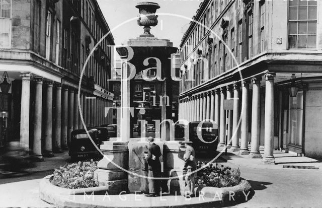 The mineral fountain, Bath Street, Bath c.1960