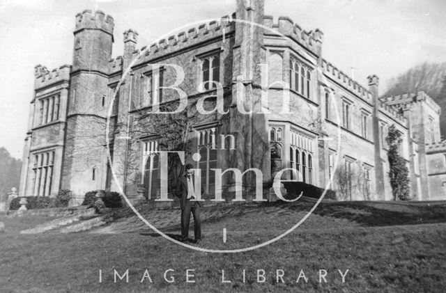 Dudley Prins outside Warleigh Manor, when it was Rodbourne College c.1959