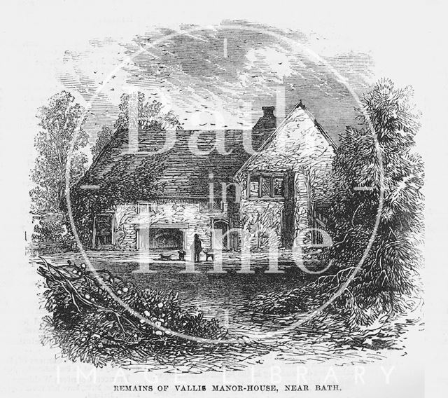 Remains of Vallis Manor House, Vallis Vale near Frome, Somerset 1864