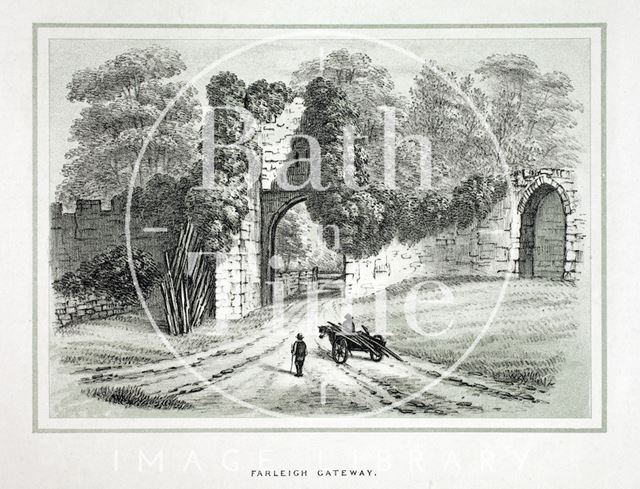 Farleigh Gateway to Farleigh Castle, Somerset 1853