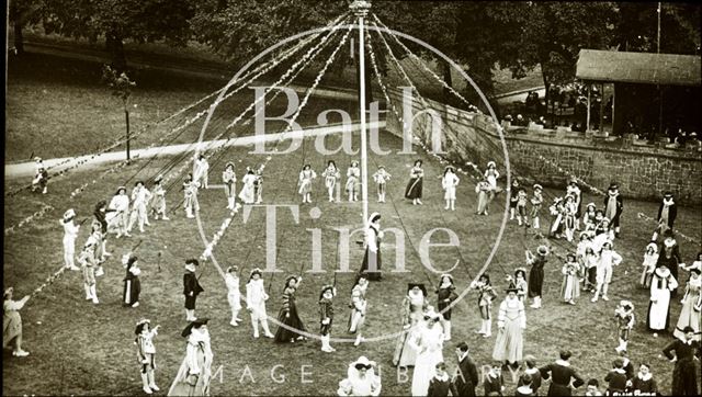 Bath Historical Pageant. Episode 5. Maypole Scene 1909