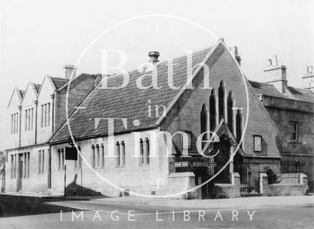 The church on the corner of Bloomfield Road and Frome Road, Odd Down, Bath c.1960