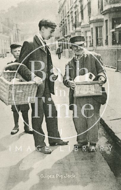 Guinea Pig Jack, Pierrepont Street, Bath c.1890