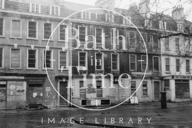 Kingsmead Square before restoration, Bath 1960s