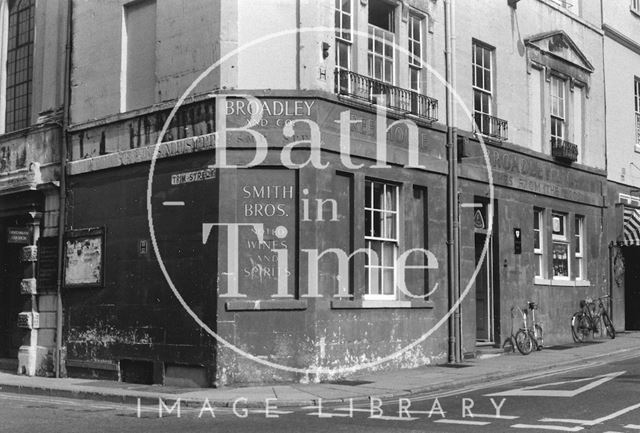 Broadley and Co., Smith Bros, on the corner of Trim Street and Sawclose, Bath 1960s