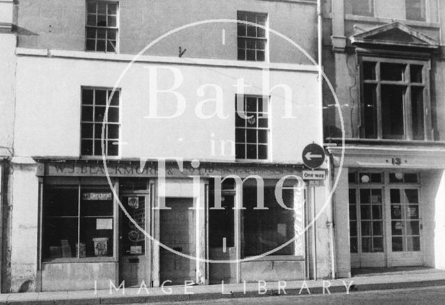 W.J. Blackmore & Co., electrical contractors, Walcot Street, Bath 1960s