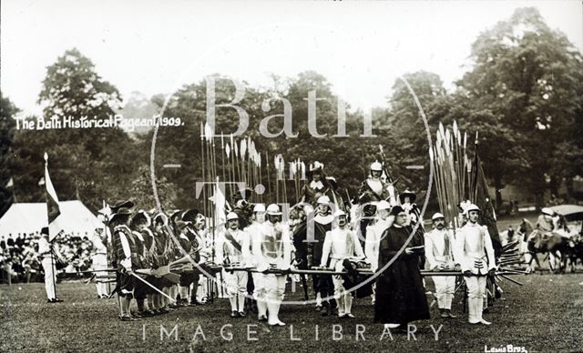 Bath Historical Pageant. Episode 6. Funeral of Sir Bevil Grenville 1909