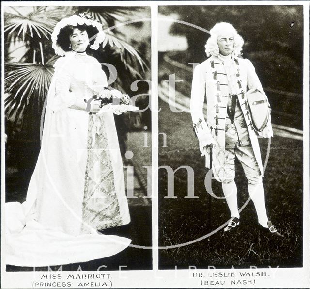 Bath Historical Pageant. Episode 7. Princess Amelia and Beau Nash 1909