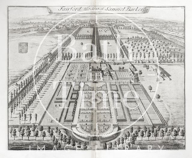 Fairford, the Seat of Samuel Barker Esq. by Johannes Kip 1712