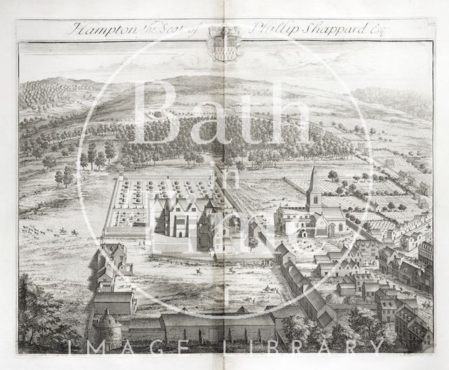 Hampton, the Seat of Phillip Shappard Esq. by Johannes Kip 1712