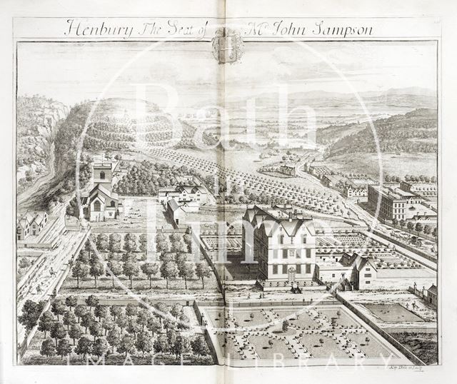 Henbury, the Seat of Mr. John Sampson by Johannes Kip 1712