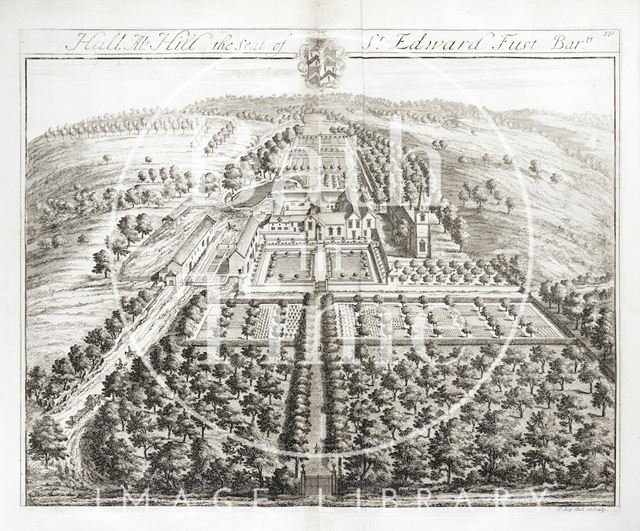 Hull Als Hill, the Seat of Sir Edward Furst Bartt. by Johannes Kip 1712