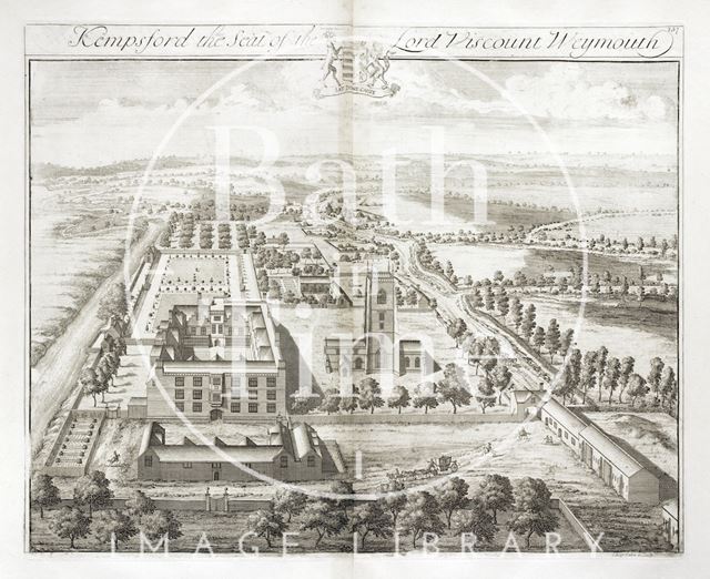 Kempsford, the Seat of the Lord Viscount Weymouth by Johannes Kip 1712