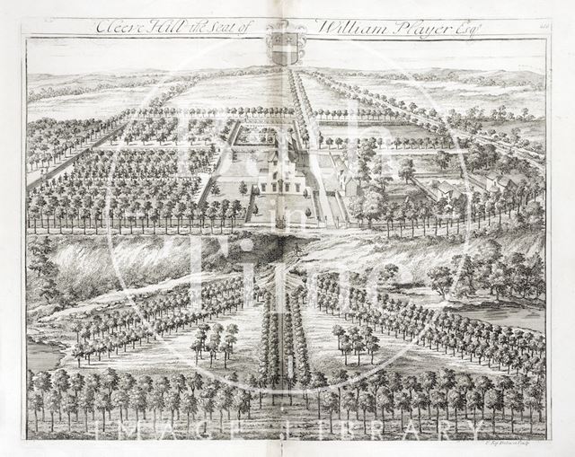 Cleve Hill, the Seat of William Player Esq. by Johannes Kip 1712