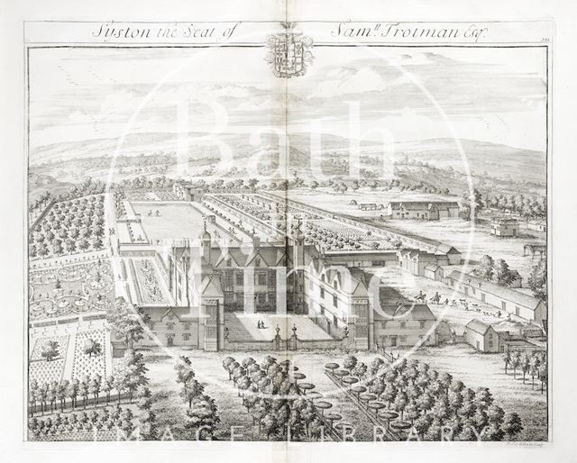 Syston, the Seat of Samll. Trotman Esq. by Johannes Kip 1712