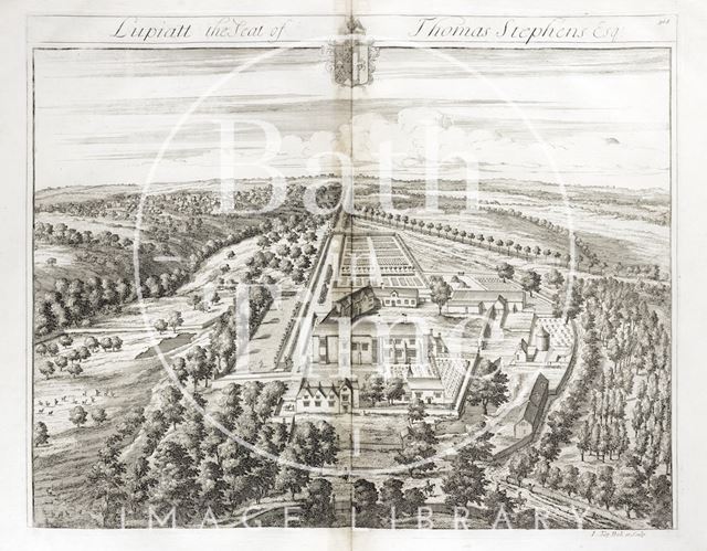 Lupiatt, the Seat of Thomas Stephens Esq. by Johannes Kip 1712