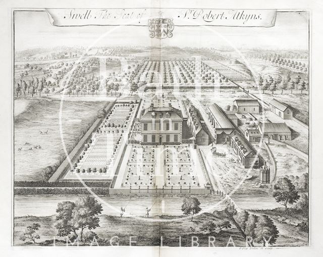 Sivell, the Seat of Sr. Robert Atkyns by Johannes Kip 1712