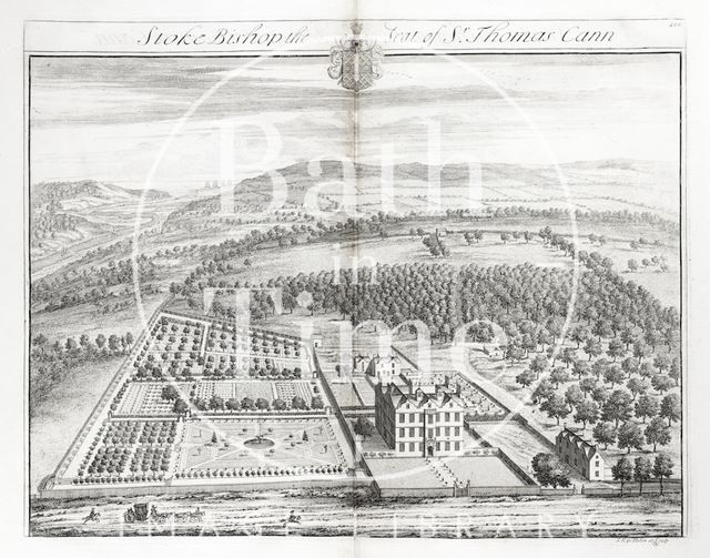 Stoke Bishop, the Seat of Sr. Thomas Cann by Johannes Kip 1712