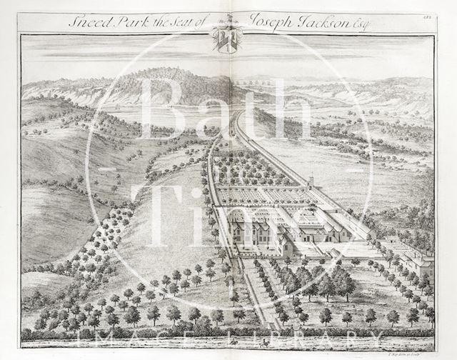 Sneed Park, the Seat of Joseph Jackson Esq. by Johannes Kip 1712