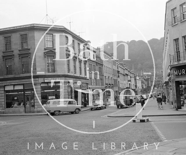 Holloway's Butchers, 1, Southgate Street, Bath 1969