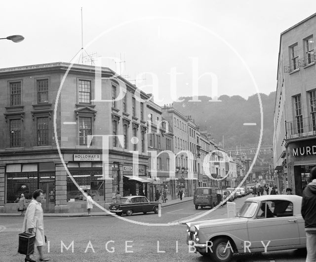 Holloway's Butchers, 1, Southgate Street, Bath 1969