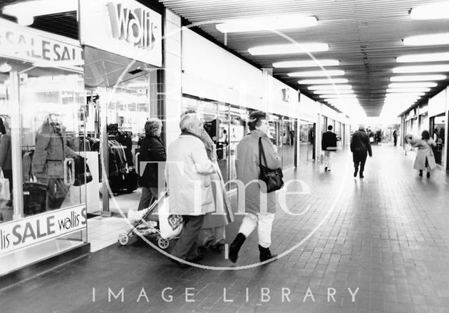 Interior of the Southgate Shopping Centre, Bath 1990