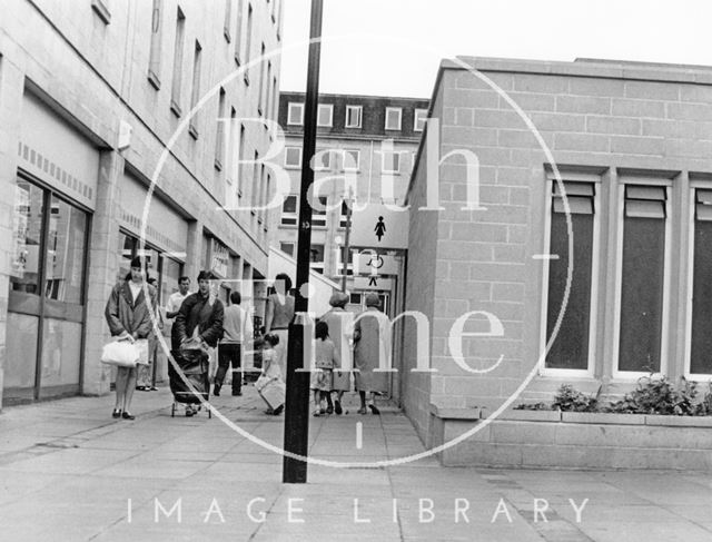 The public toilet at Ham Gardens, Southgate, Bath 1988