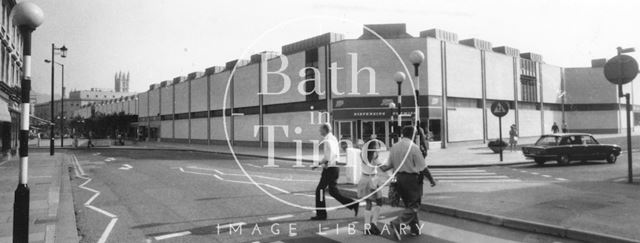 The southern end of Southgate Street, Bath c.1970