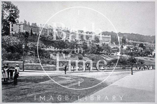 Camden Crescent and Hedgemead Park, Bath 1895