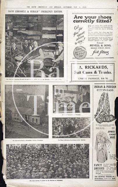 Bath Blitz edition of the Chronicle 1942