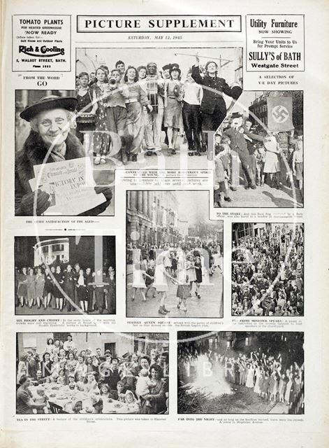 V.E. Day celebrations in Bath 1945