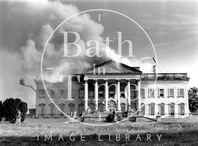 Prior Park ablaze, Bath 1991