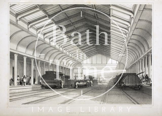 Bath Station, Bath c.1840