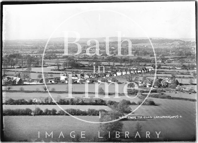 View from the hills of Langford, Somerset No. 4 1939