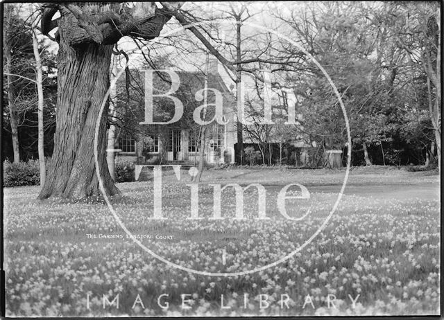 The gardens, Langford Court, Langford, Somerset 1939