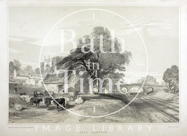 View from the east, Bathampton c.1840