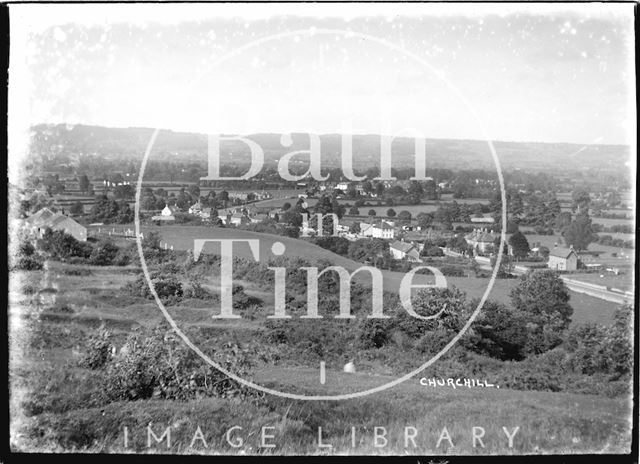 View of Churchill near Langford, Somerset 1935