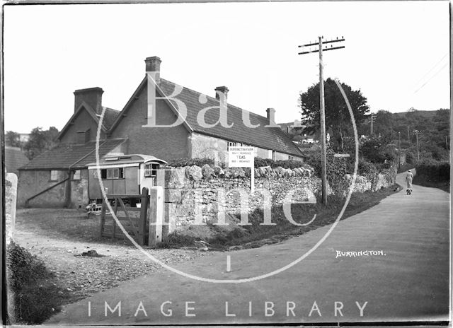 Burrington Farm teas and bed and breakfast, Somerset 1935