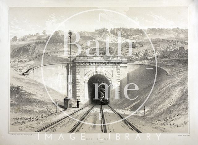 West portal of Box Tunnel, Wiltshire c.1840