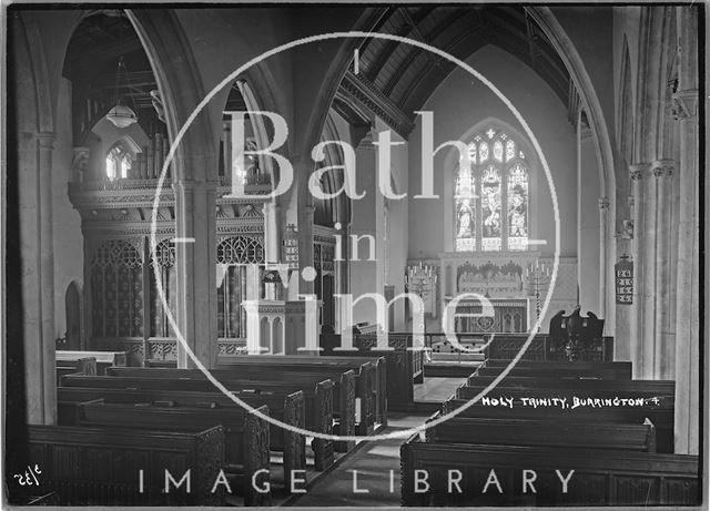 Interior of Holy Trinity Church, Burrington, Somerset No. 4 1935