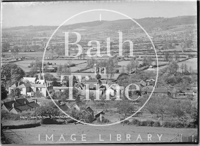 View from the hills of Burrington, Somerset 1935