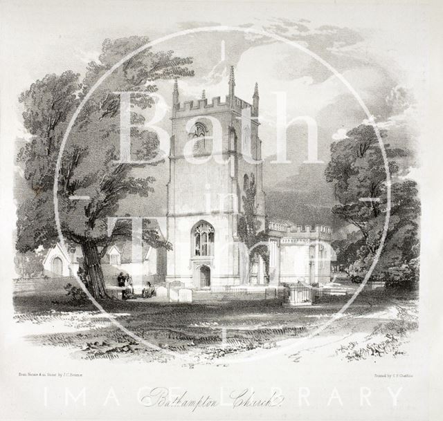 Bathampton Church c.1840