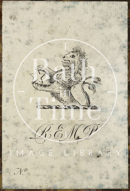 Bookplate for R.E.M. Peach 1890s