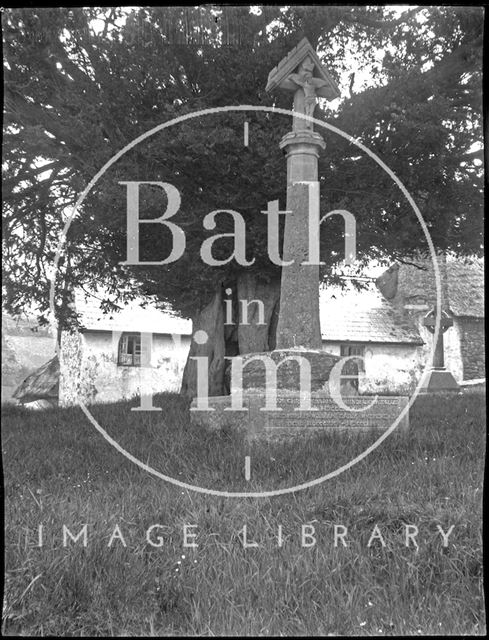 Churchyard cross, Timberscombe, Somerset c.1900