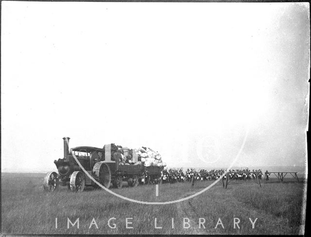 Military camp on Salisbury Plain, Wiltshire c.1900