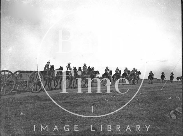 Military camp on Salisbury Plain, Wiltshire c.1900