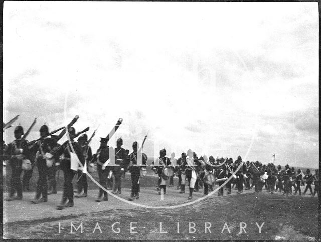 Military camp on Salisbury Plain, Wiltshire c.1900